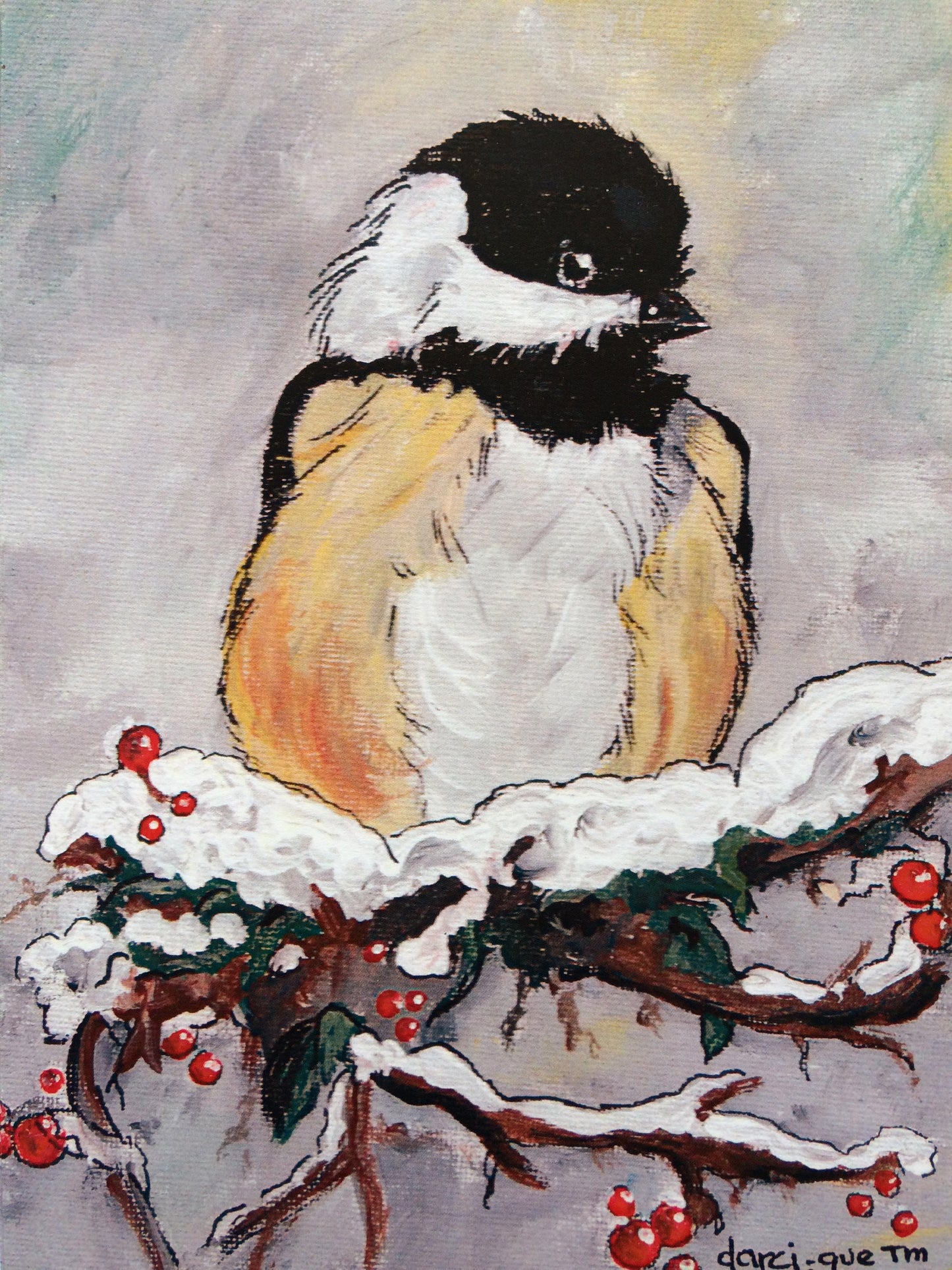 Chickadee Greeting Card