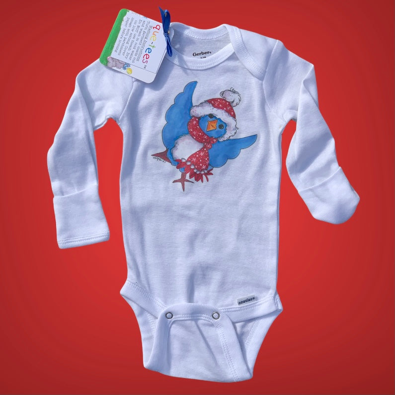 "winter" birdy onesie