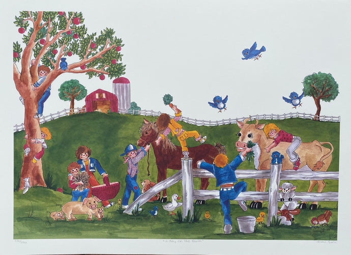 ' A Day at the Farm ' limited edition print